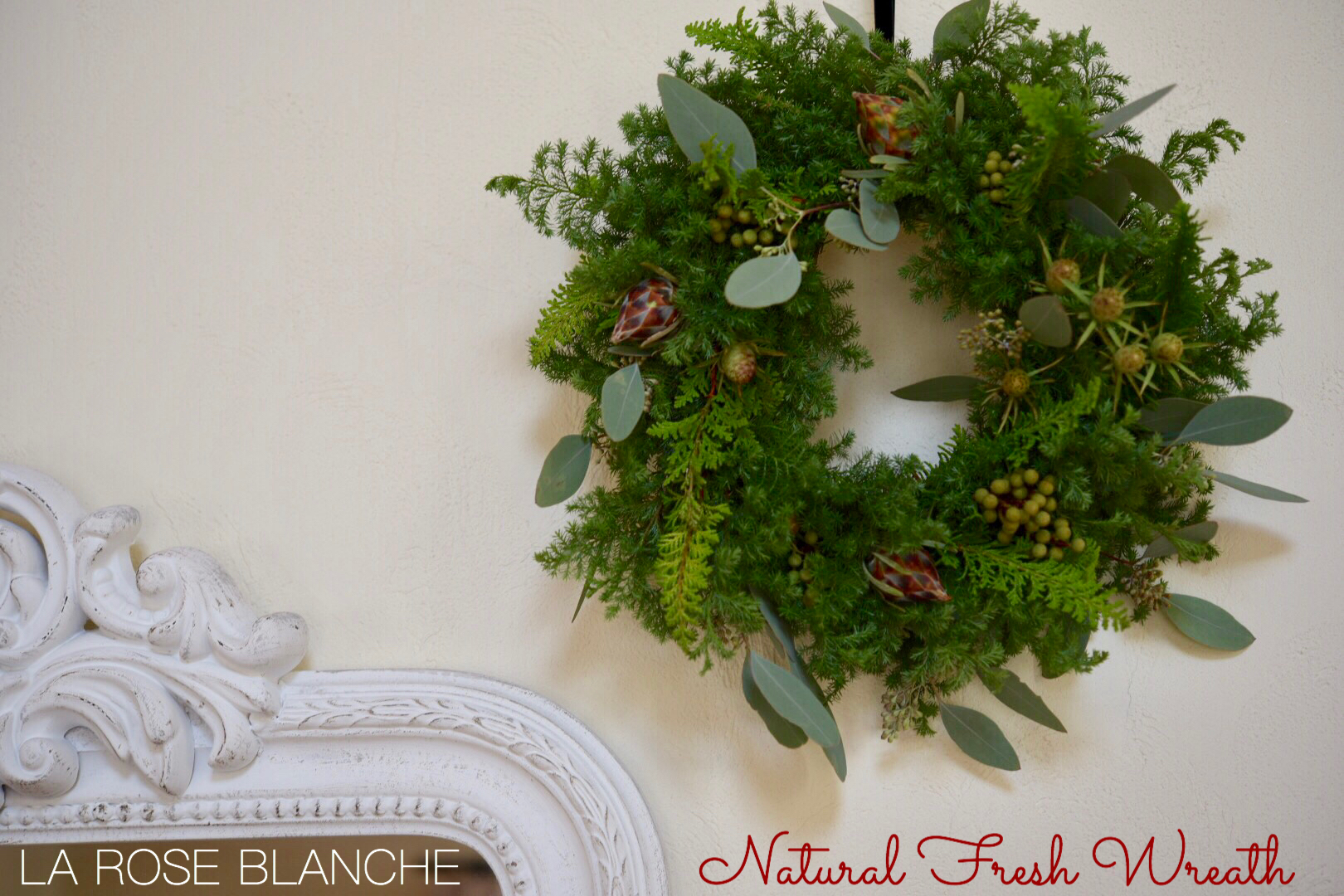 Natural Fresh Wreath ナチュラルクリスマスリース | 広島県安芸郡